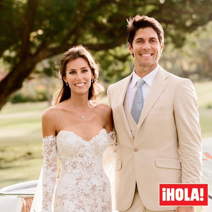 Ana Boyer y su romántico vestido de novia con un detalle inesperado