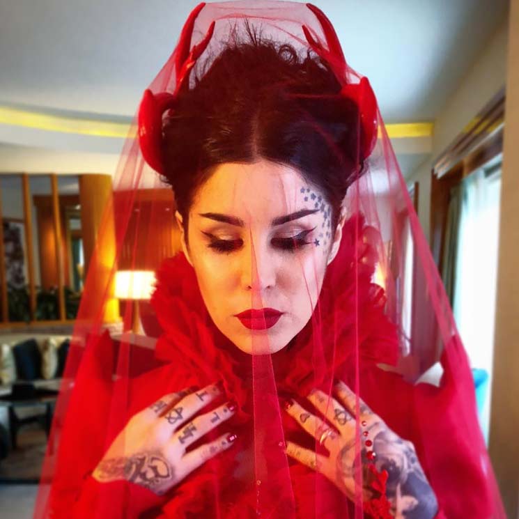 ¡Siempre original! El vestido de novia de Kat Von D que no te esperabas