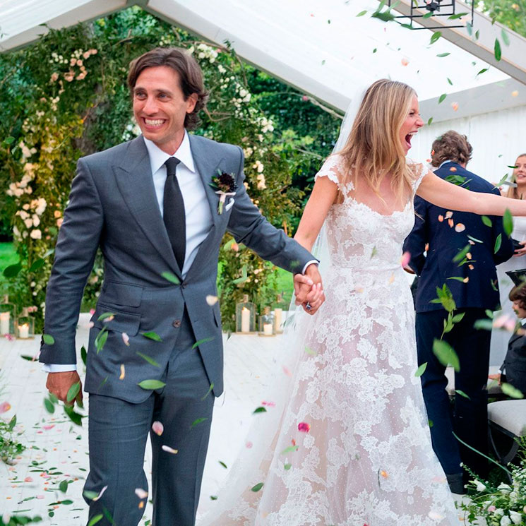 Gwyneth Paltrow desvela cómo fue su romántico vestido de novia