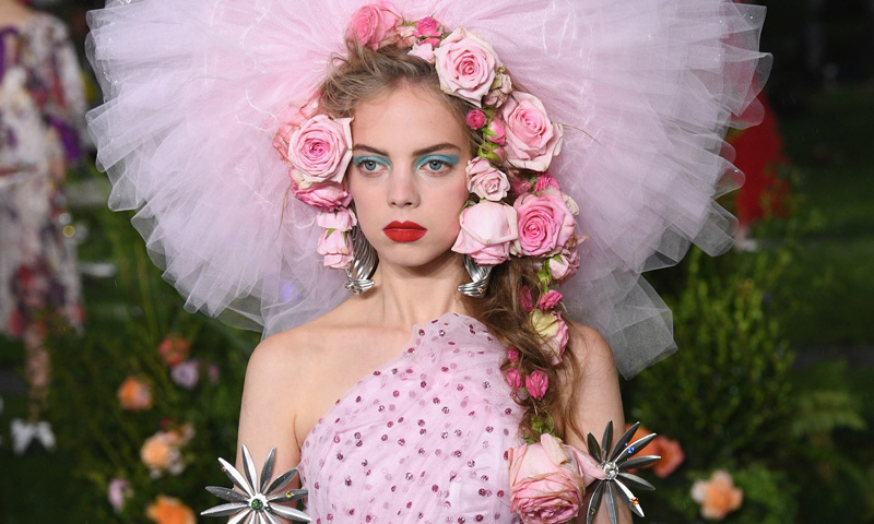 Flores en los vestidos de novia