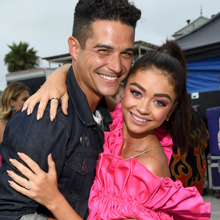 Sarah Hyland y Wells Adams reviven su primera cita en su divertida fiesta de pedida