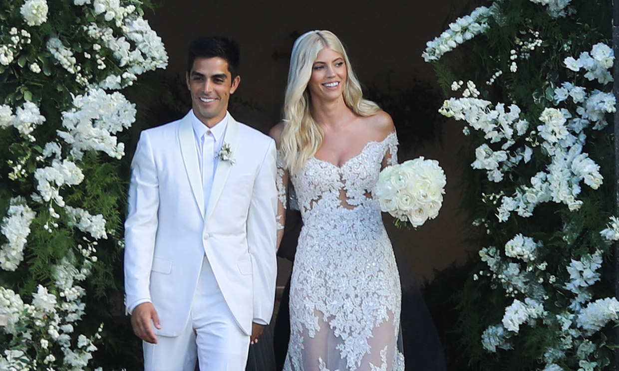 Devon Windsor en su boda