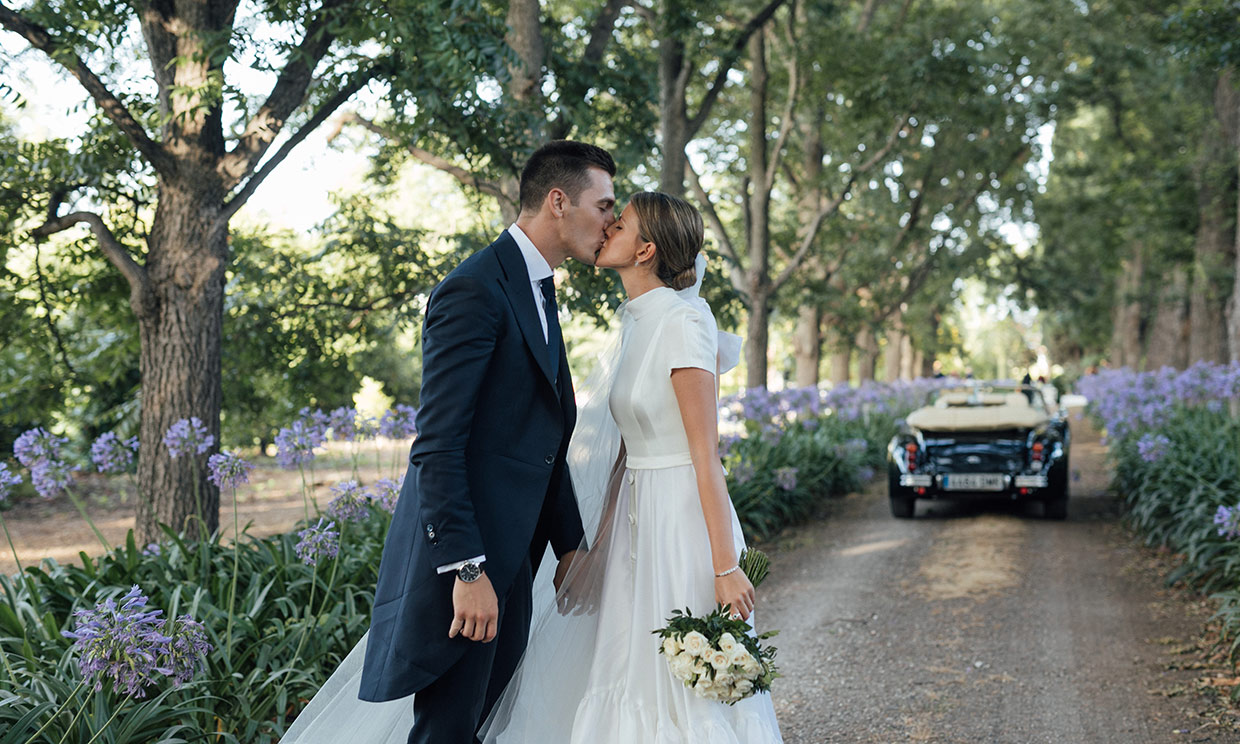 vestido novia fernando claro