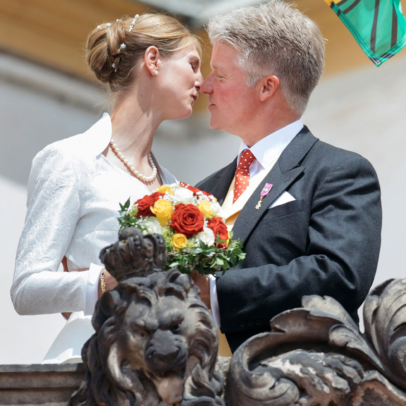 Stephanie de Saxe-Coburg y Gotha y Jan Stahl, protagonistas de una boda real como ninguna