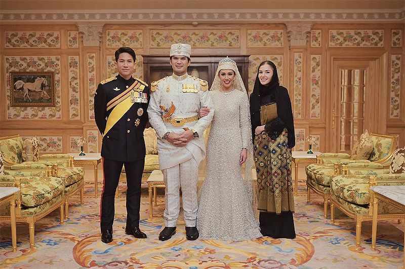 La hija del sultán de Brunei se casa