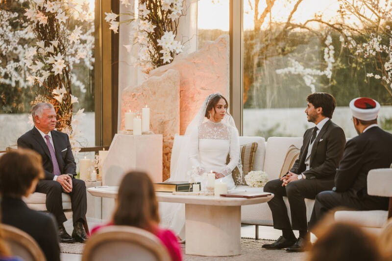 Boda de Iman de Jordania