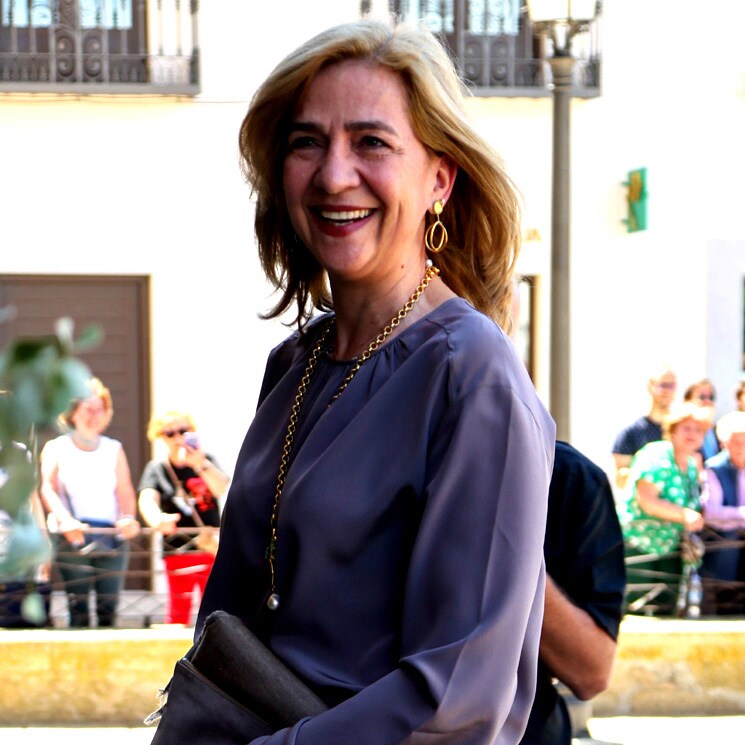 La infanta Cristina asiste a la boda de unos amigos en Toledo