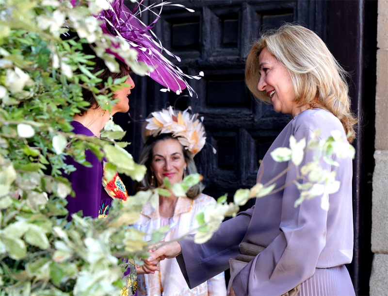 La infanta Cristina entra a la iglesia