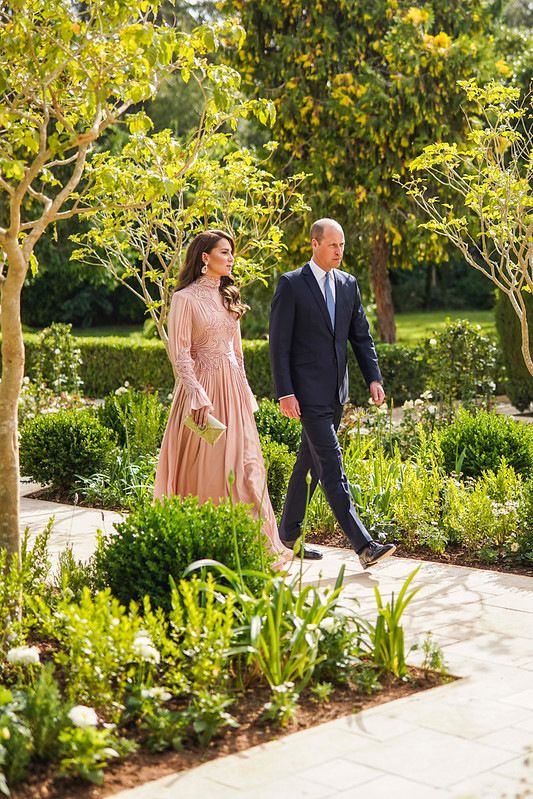 Invitados a la boda de Hussein de Jordania