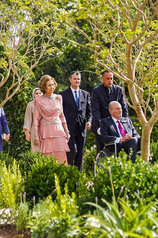 Invitados a la boda de Hussein de Jordania