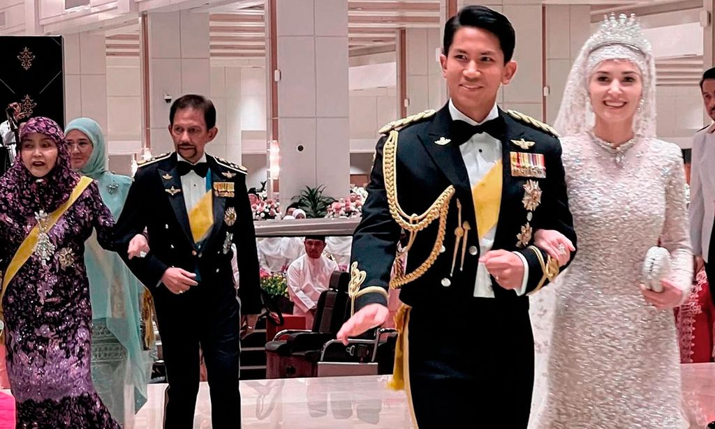 El gran banquete que ha puesto fin a la boda de diez días del príncipe de Brunéi y su flamante esposa