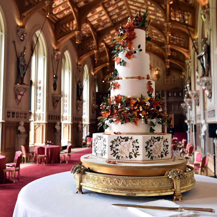 Así es la espectacular (y otoñal) tarta nupcial de Eugenia de York y Jack Brooksbank