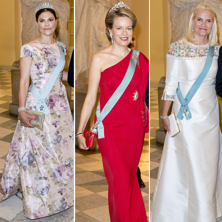 Desfile de princesas y reinas en la fiesta de largo por el cumpleaños de Federico de Dinamarca