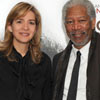 La infanta Cristina, fan de Morgan Freeman