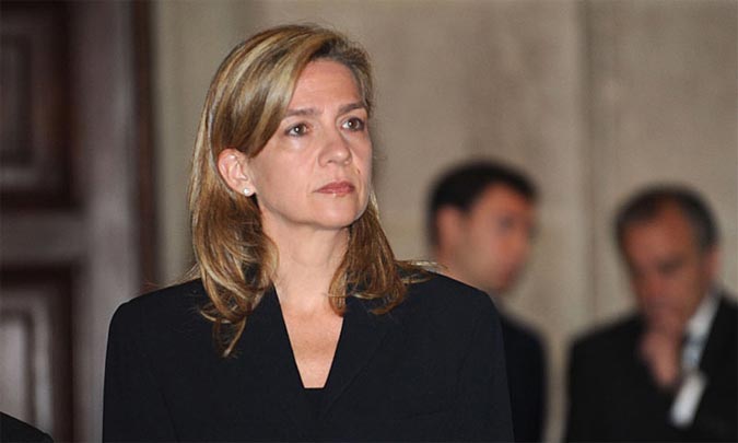 La infanta Cristina seguirá en el banquillo por el caso Nóos