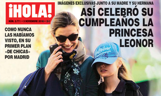 ¡HOLA! descubre cómo celebró su cumpleaños la princesa Leonor