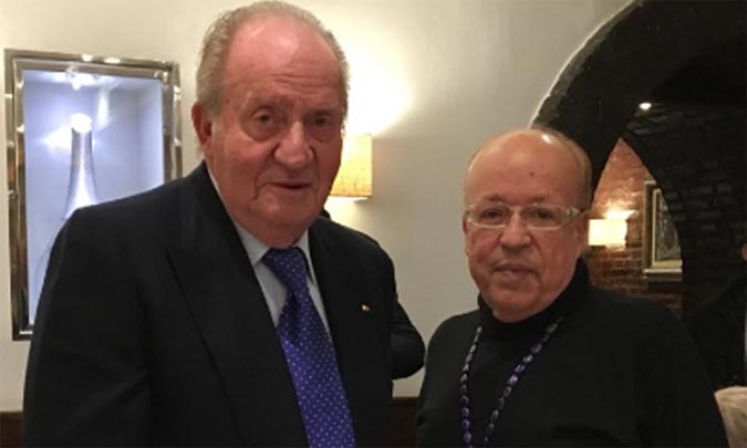 El curioso encuentro del rey Juan Carlos y Rappel 