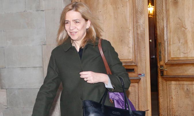 Esta es la primera imagen de la infanta Cristina tras conocer la sentencia del caso Nóos