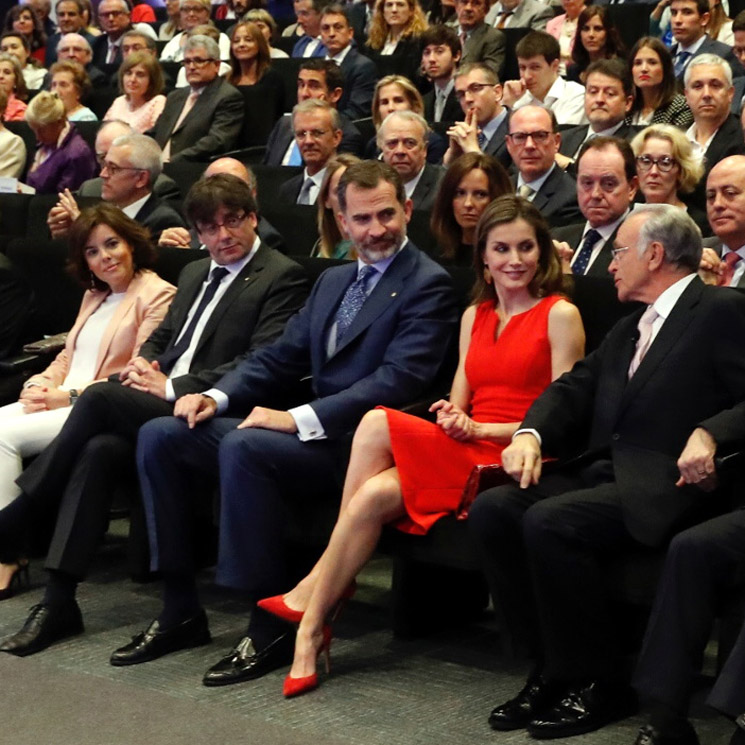 Doña Letizia, la Reina de rojo