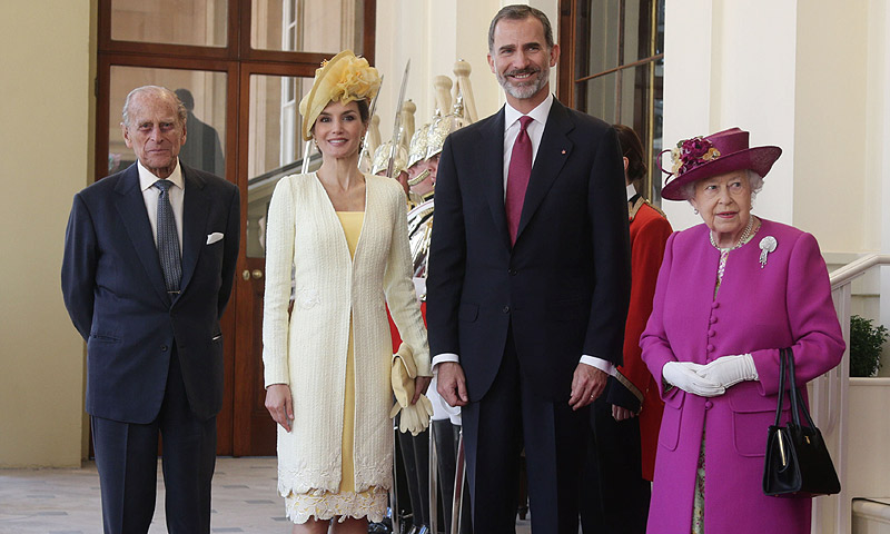 Los Reyes comienzan su visita al Reino Unido