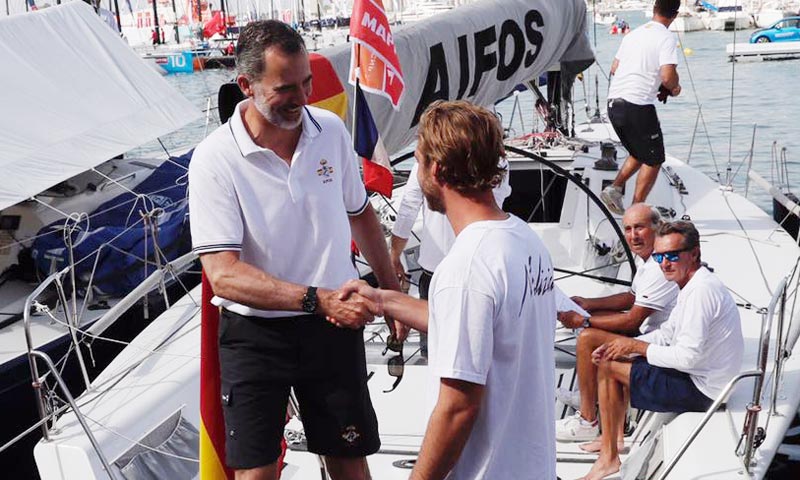 Rey Felipe y Pierre Casiraghi