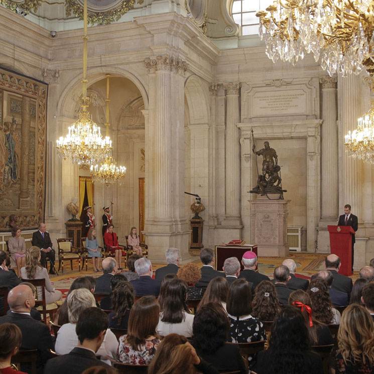 Casi un centenar de invitados, testigos de la imposición del Toisón de Oro a Leonor