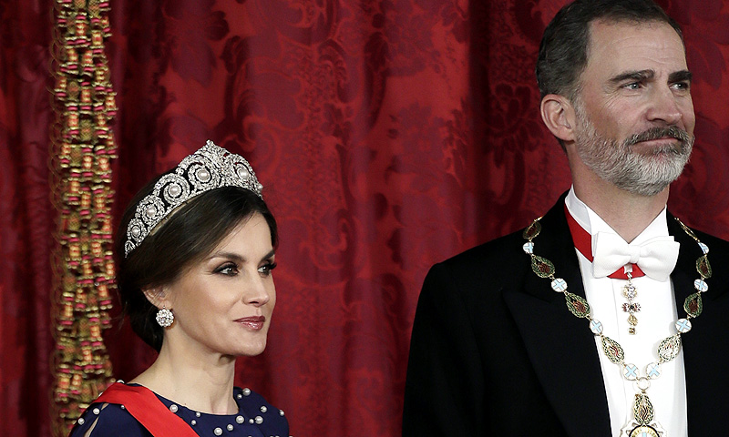 Los Reyes ofrecen una cena de gala en honor del Presidente de Portugal, Marcelo Rebelo de Sousa