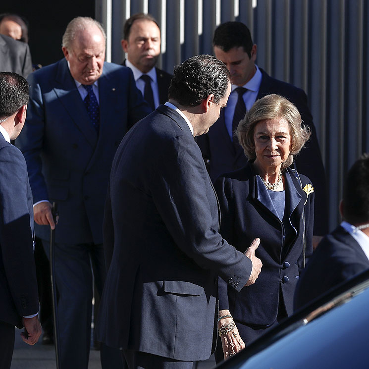 Don Juan Carlos y doña Sofía acuden al tanatorio para despedir a Miguel Primo de Rivera