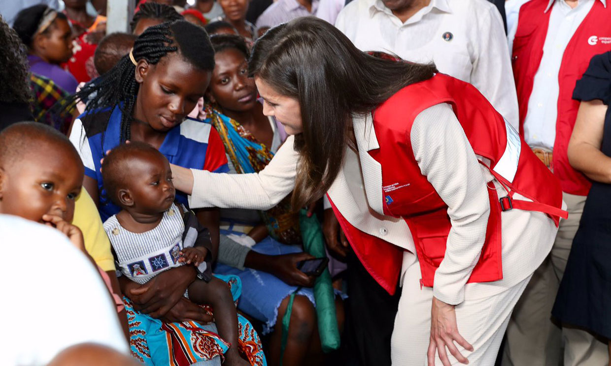 Letizia en Mozambique