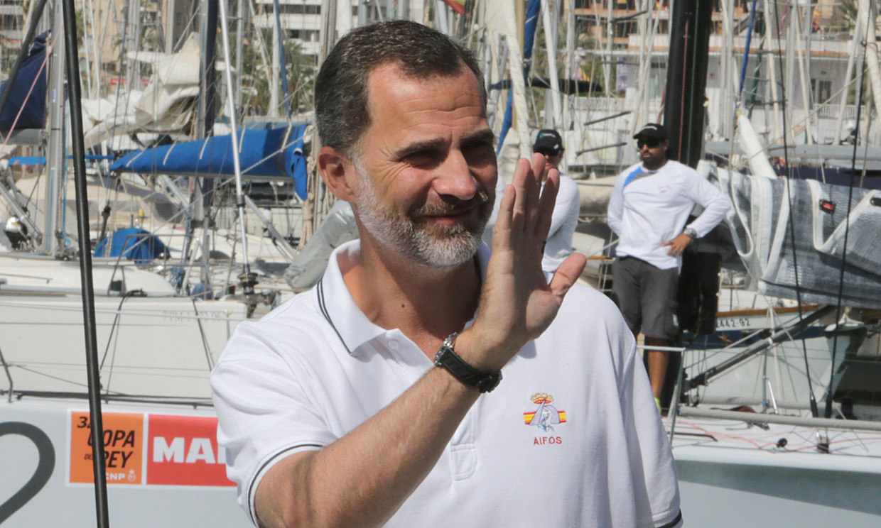 Felipe VI no se pierde la Copa del Rey MAPFRE de Vela