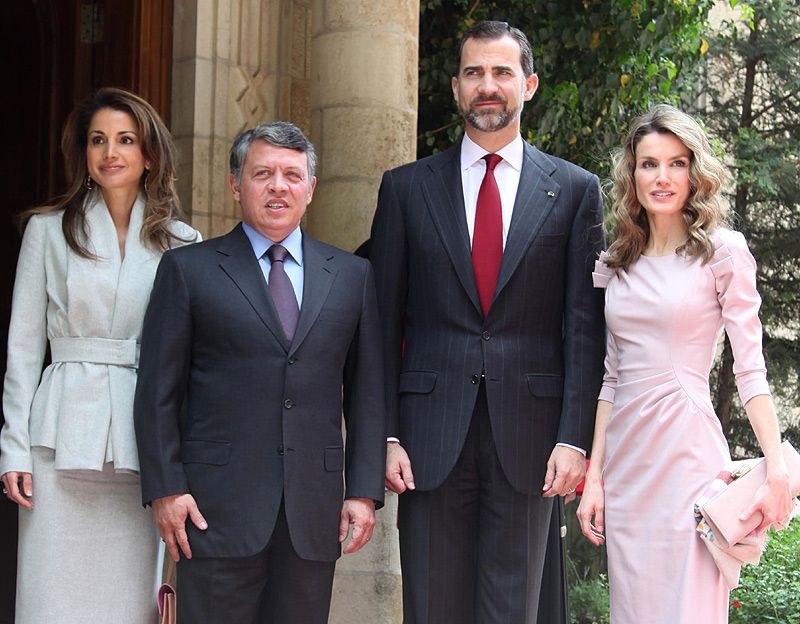 La reina Letizia y rania de Jordania