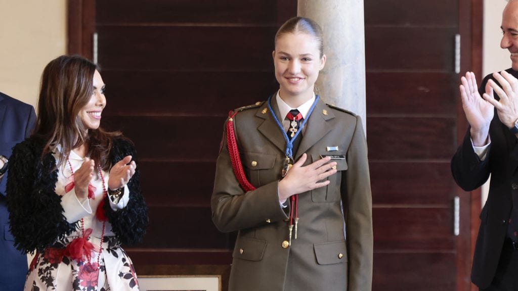 La princesa Leonor, muy emocionada por el homenaje recibido en Zaragoza: 'Me siento una maña más'