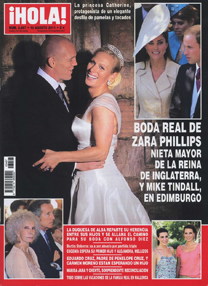 Esta semana en ¡HOLA!: Boda real de Zara Phillips, nieta ...