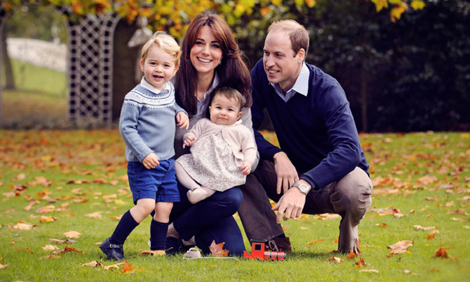 George y Charlotte, dos 'principitos' en los caballos 