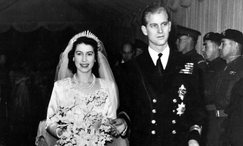 Así se retransmitió en directo la boda de cuento de hadas de la reina Isabel II y el Duque de Edimburgo