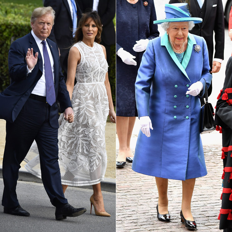 Los antecedentes (más o menos polémicos) que marcan el encuentro de Donald Trump con la Reina de Inglaterra