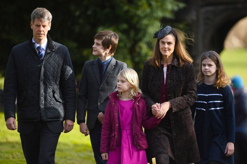 Samantha Cohen with her family