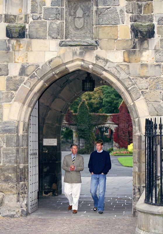 príncipe Guillermo y rey Carlos 