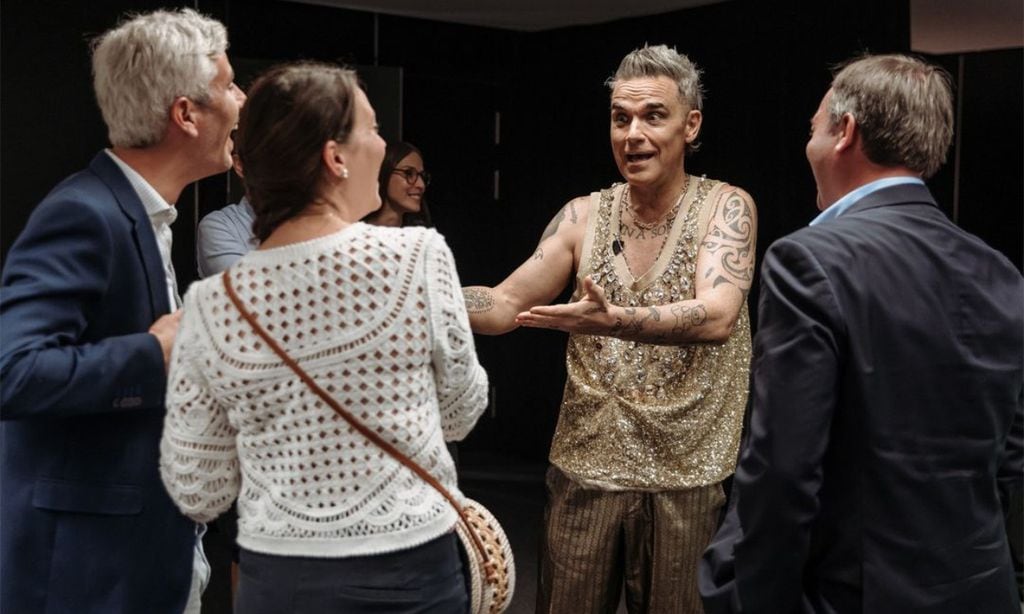 Robbie Williams con la Familia Gran Ducal