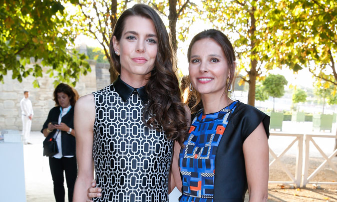 Carlota Casiraghi y la actriz Virginie Ledoyen, excuñadas y magníficas amigas