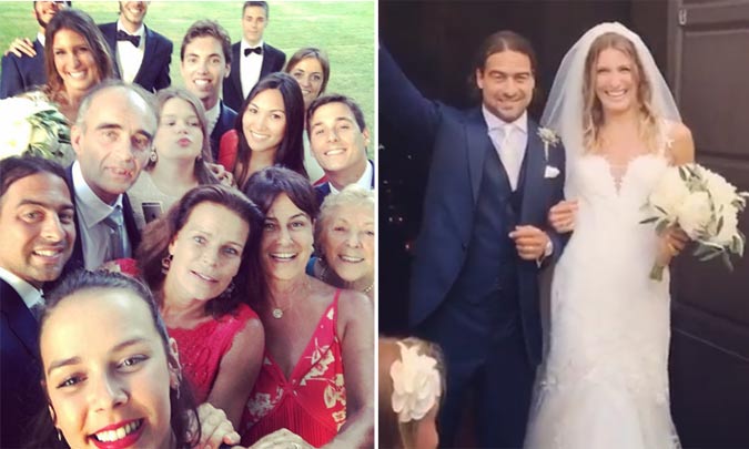 Estefanía de Mónaco y sus hijos, de boda familiar en Italia