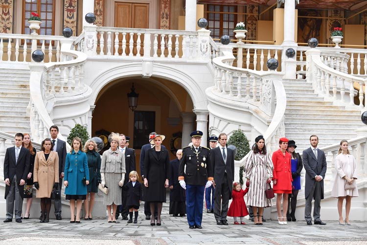 La familia Grimaldi al completo celebra el Día Nacional de Mónaco