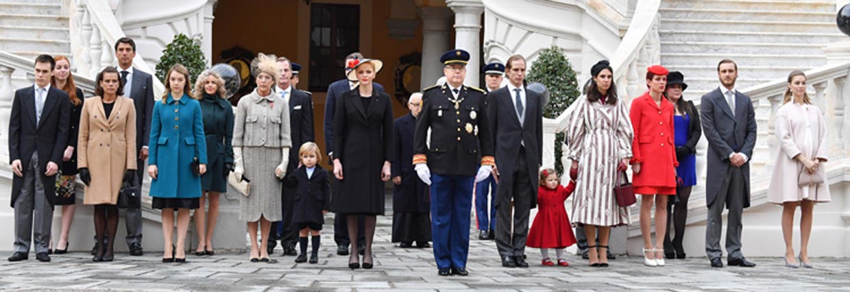 La familia Grimaldi al completo celebra el Día Nacional de Mónaco