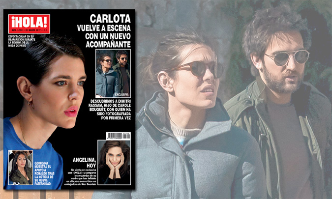 Exclusiva en ¡HOLA!, Carlota Casiraghi, ilusionada con el hijo de Carole Bouquet con quien ha sido fotografiada  