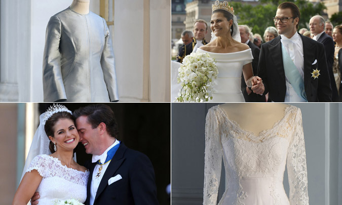 FOTOGALERÍA: Cinco vestidos de novia para un aniversario real