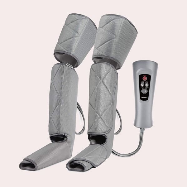 Masajeador de piernas de drenaje linfático, masajeador eléctrico de  compresión de aire de piernas para circulación, masajeador de piernas de  brazo