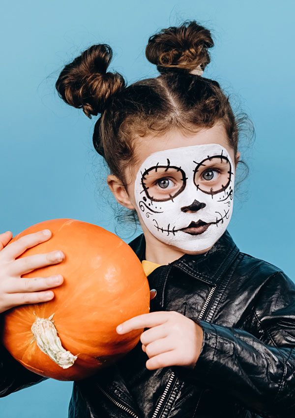 Ideas de maquillaje de Halloween para niños ¡fáciles y