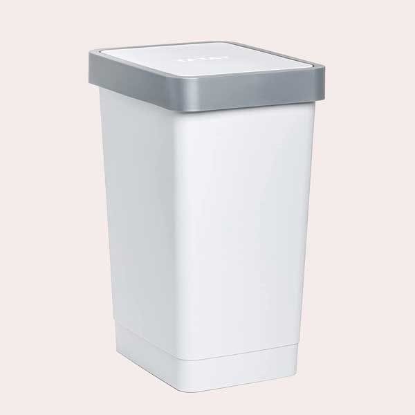 Cubo de reciclaje ecológico 34 litros de 2 compartimentos (1 de 18