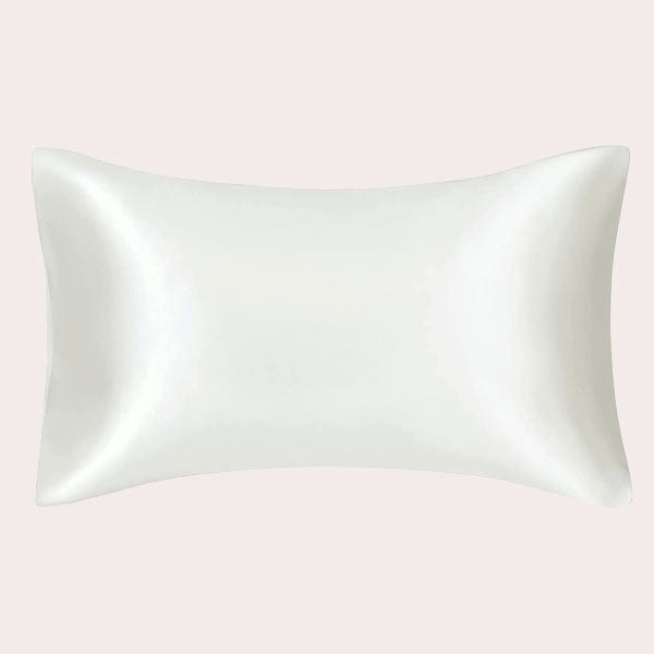 Funda de almohada de seda de morera para cabello y piel, tamaño estándar de  20 x 26 pulgadas, con cremallera oculta, suave, transpirable, suave y