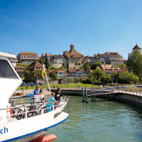 Las bicicletas son para el verano en Murten 